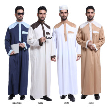 Heiße verkaufende islamische Kleidung Dubai Abaya Polyester Mischung muslimischen Männer Abaya